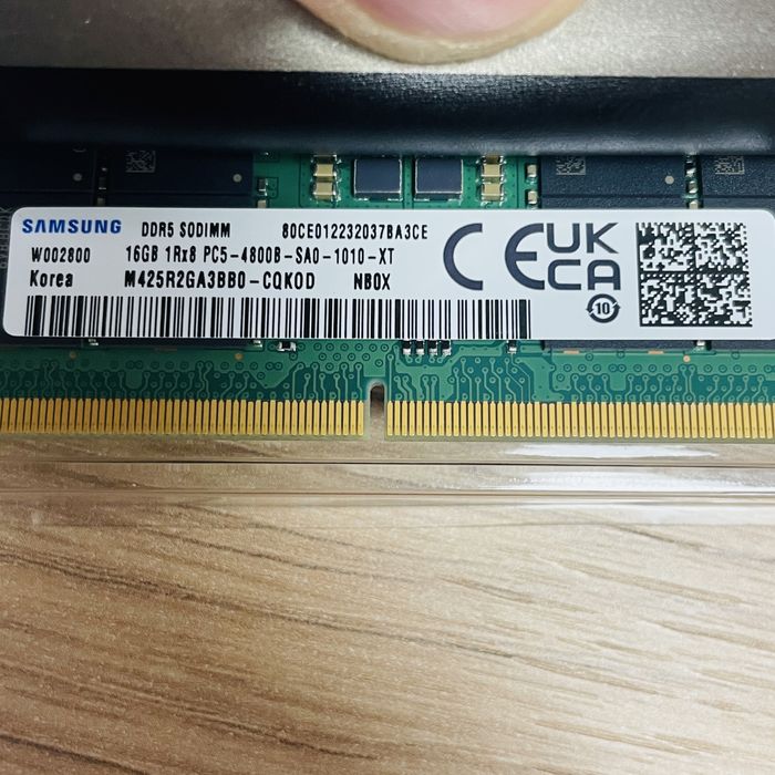Memorie RAM 2x16 GB  DDR5 SAMSUNG 4800 MHZ sodimm
