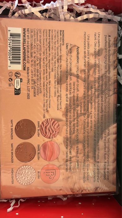 Paleta Bellapierre Get Cheeky