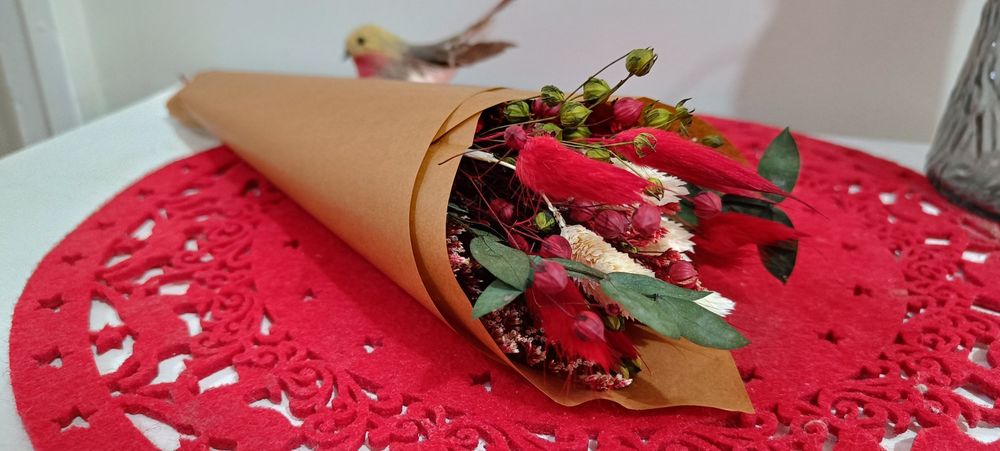 Букет от сухи цветя