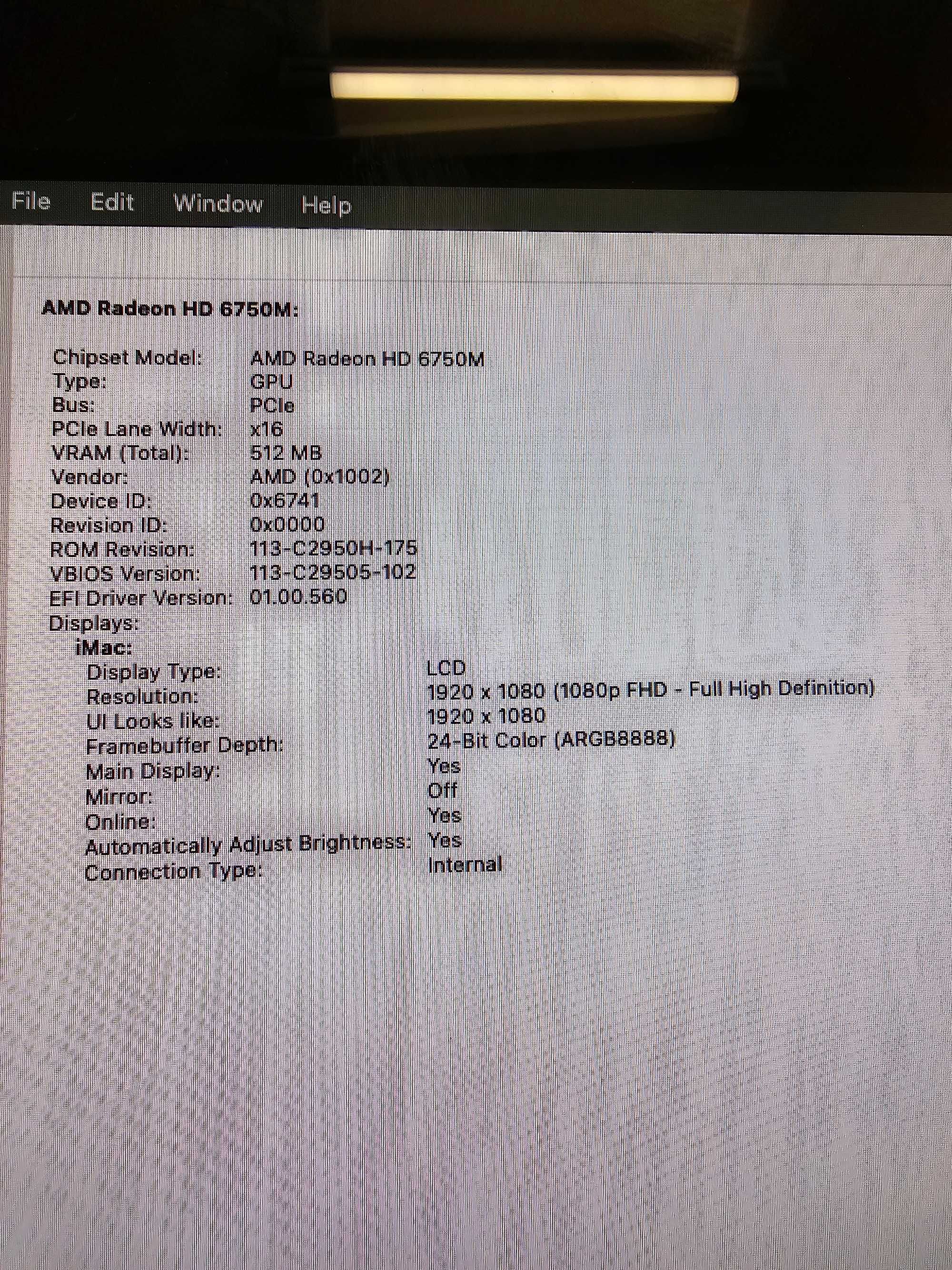Apple iMac A1311 | 21.5 inch | intel i5 | 8GB RAM | 512GB SSD|AMD 6750
