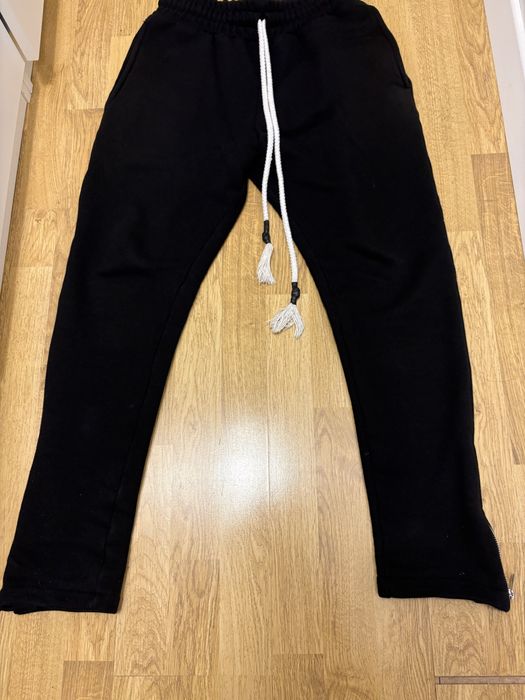 Pantaloni young rich white