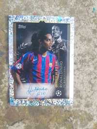 Sticker Ronaldinho cu semnătură