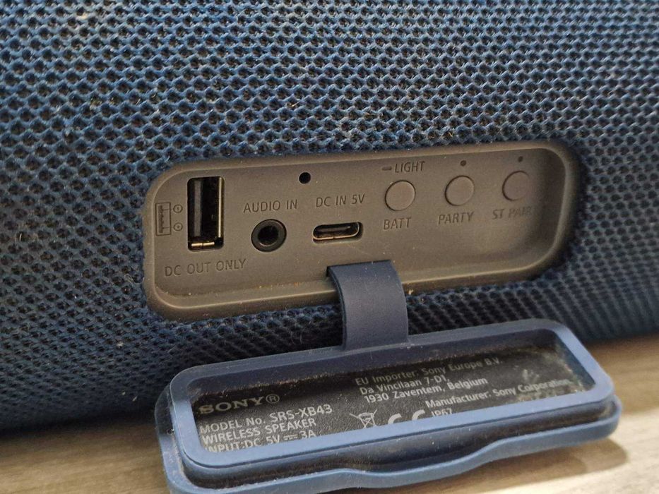 Преносима тонколона Sony SRS-XB43B, Extra Bass