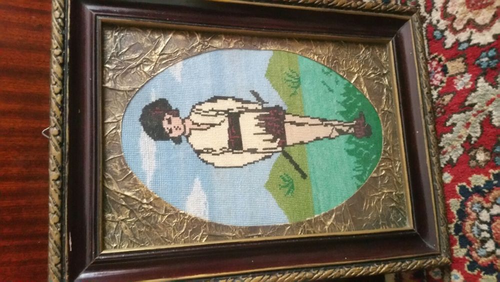 Goblen înrămat ciobănaş