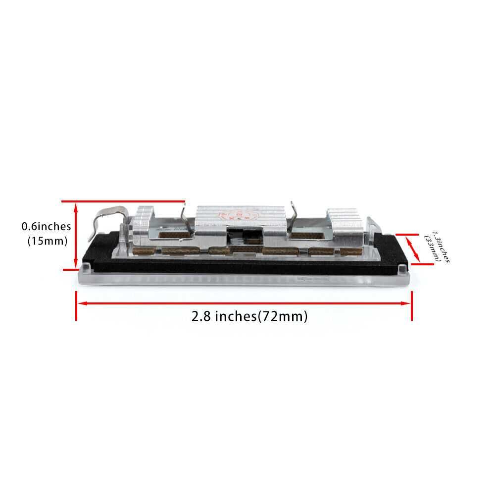 LED плафони регистрационен номер за BMW 7 Series E66 E65 2006 - 2008