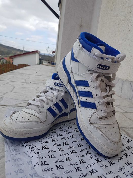 Adidas originals forum mid  albastru