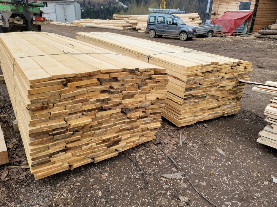 Lambriu , Podea , Lambriu semirotund pentru cabane , Cherestea