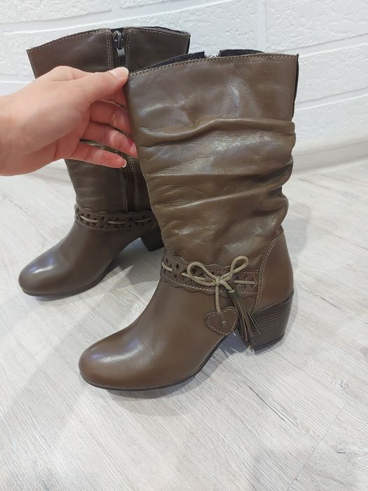 Новые Сапоги, натуральная кожа