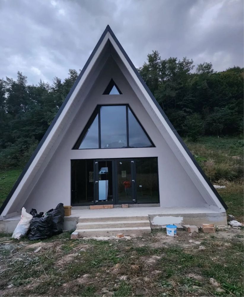 Vand Cabane din lemn Tip A