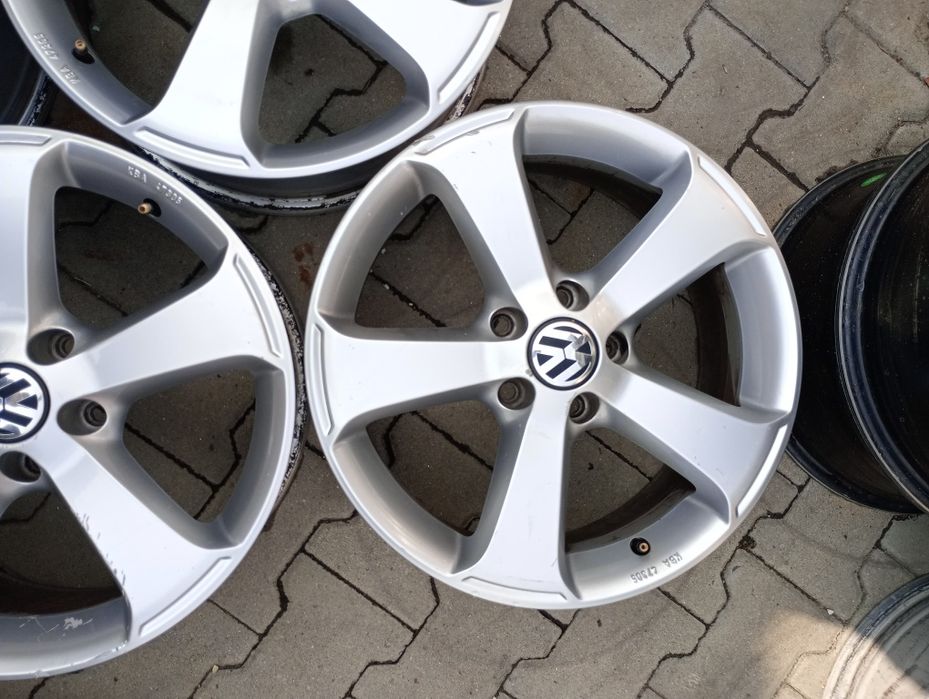 4 jante 5x112 R17 originale w passat cc b7 b8 golf 5 6 7 Turan Tiguan