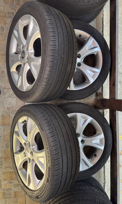 Jante R17 Originale Skoda Anvelope 225/45 Foarte bune