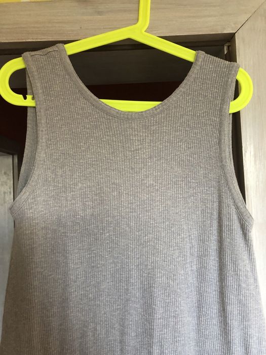 Дамски гащеризон American Vintage сив памук размер ML