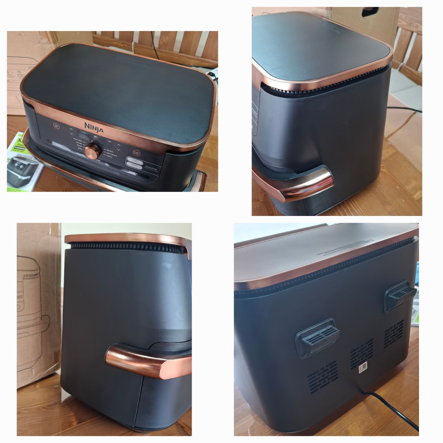 Фритюрник,фрайър Ninja Foodi FlexDrawer AF500EUCP,2кг,2470W,40-240°.