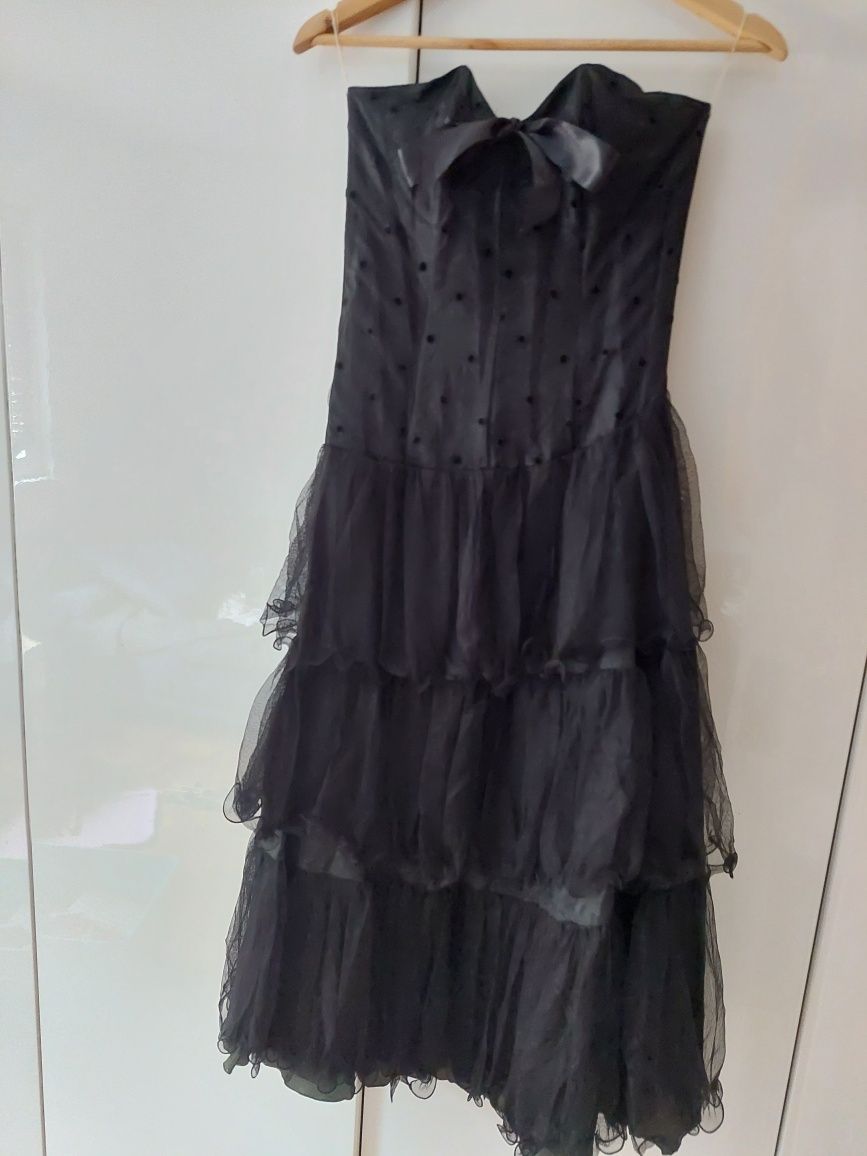 Rochie Halloween mar 34 36 sau eveniment special neagra