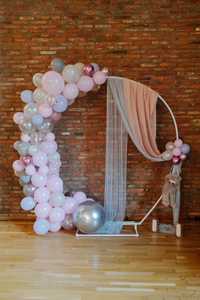 Arcada baloane/marturii/aranjamente florale/invitatii