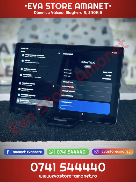 Tableta 10.4” SAMSUNG Galaxy Tab A7 Octa-Core 32GB 3GB RAM WiFi Gray