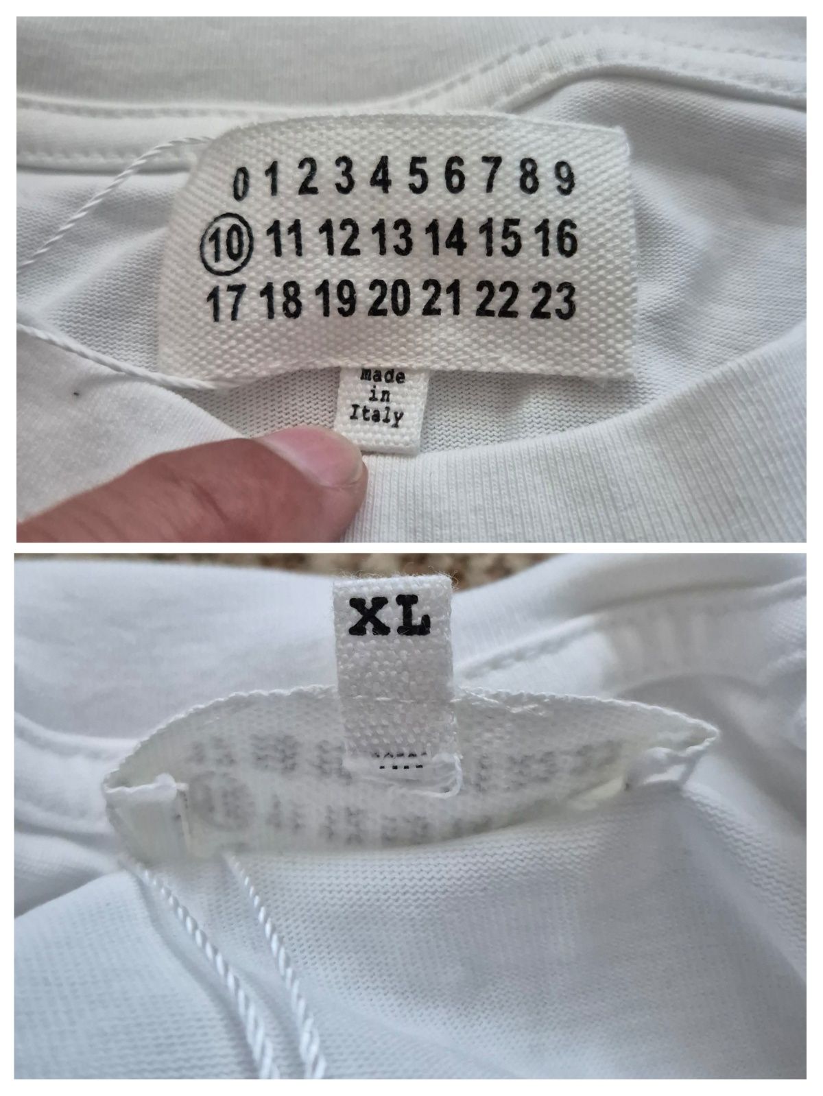 Tricou de Lux Maison Martin Margiela Paris pentru Bărbați, Mărimea XL