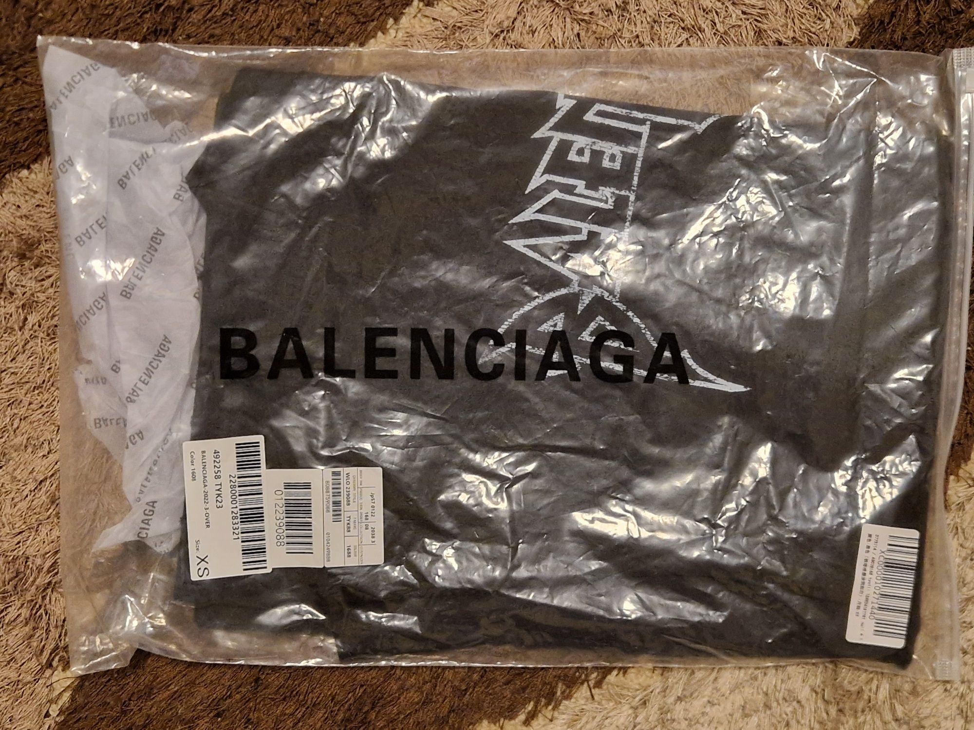 Черна тениска Balenciaga