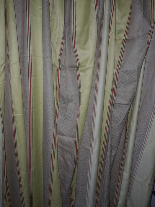 Draperii noi galben cu bej