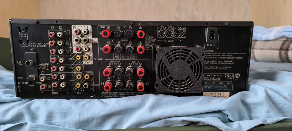 Technics av control stereo receiver sa-ax6