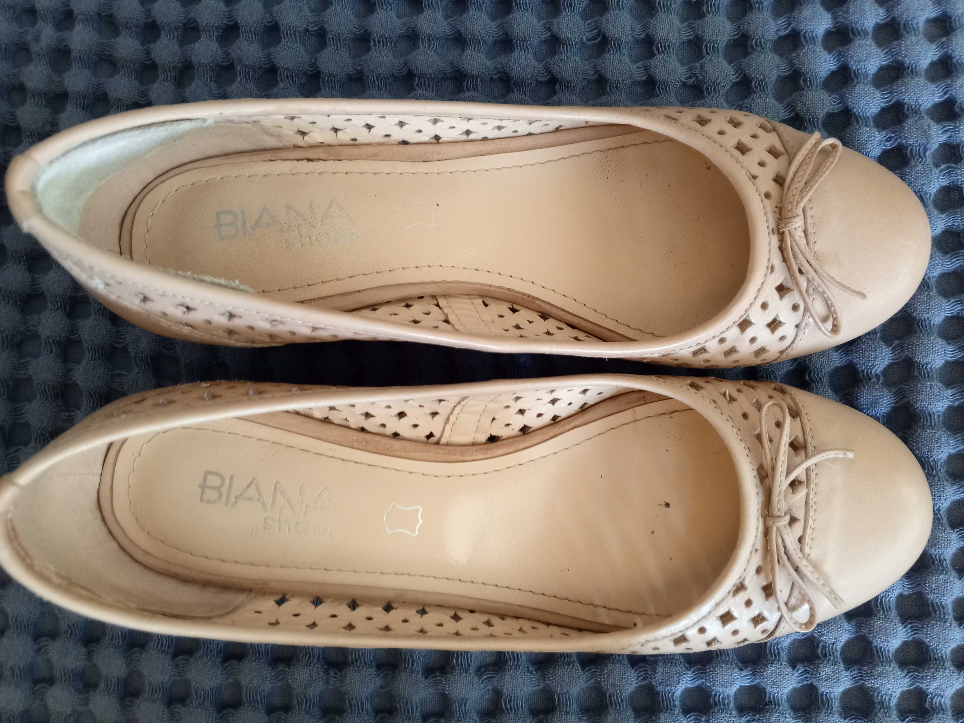 Обувки на леки токчета, всичко естествена кожа, Biana shoes