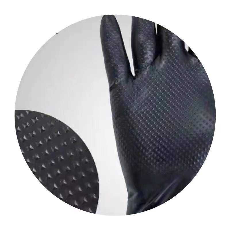 Ръкавици с Диамантена структура, Без Пудра, 0,8мм, Размери-M, L, XL