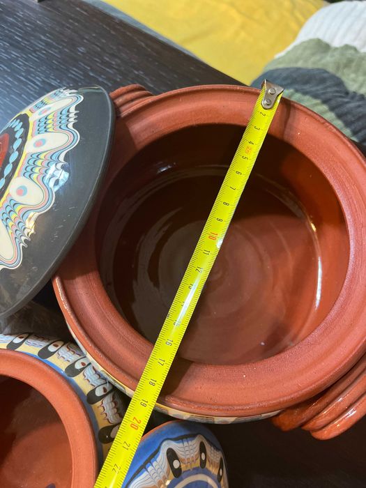 Set două oale din lut