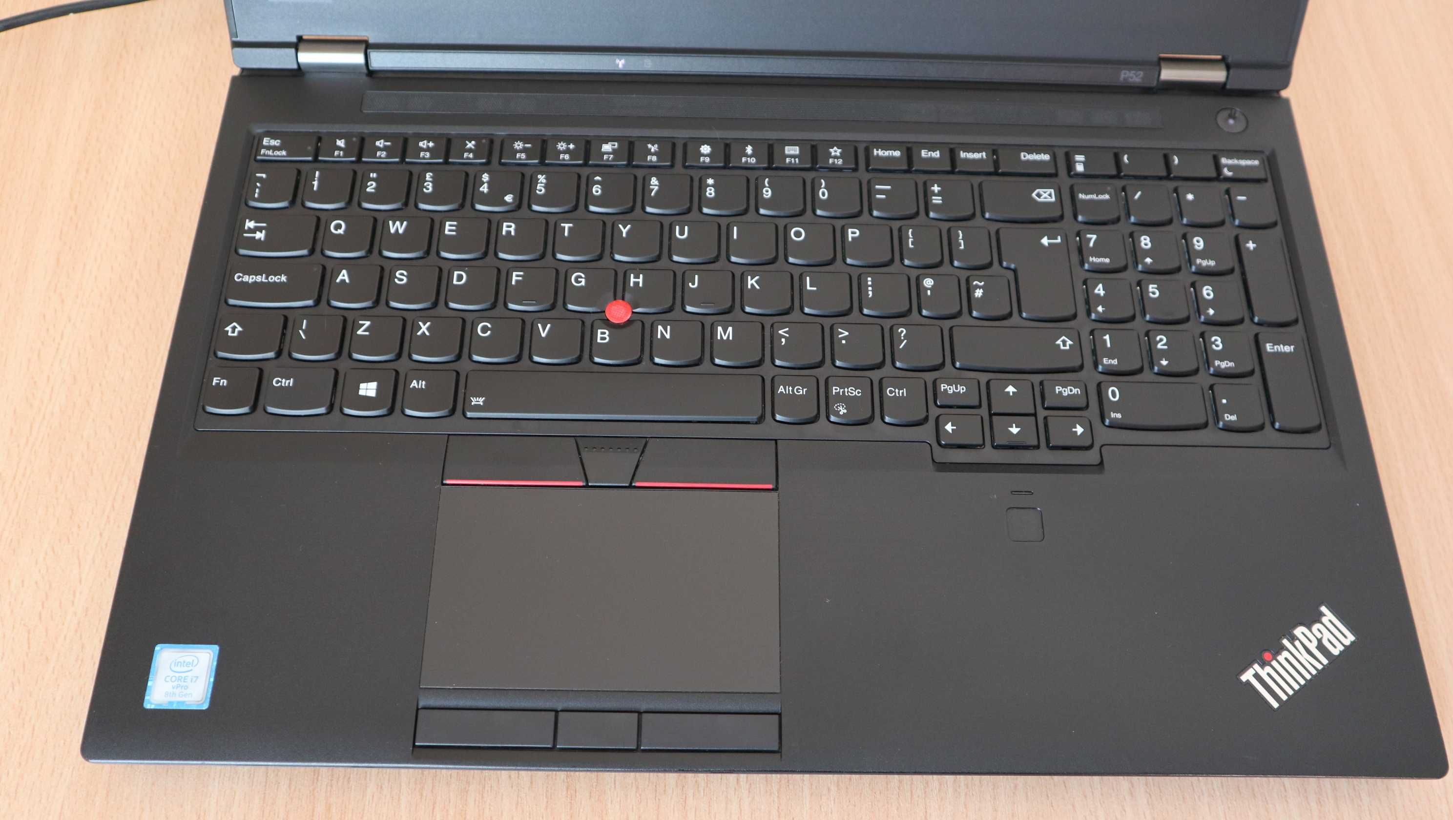 Lenovo ThinkPad P52 Workstation NVIDIA T2000/ i7 8850H /1TB NVMe/32GB