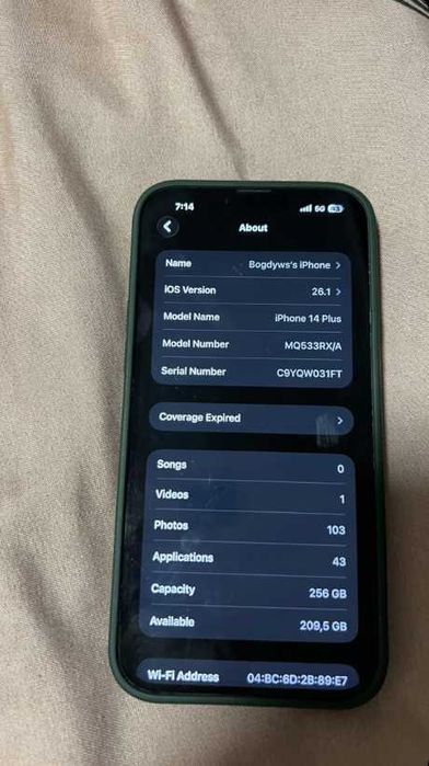 iPhone 14 Plus 256gb