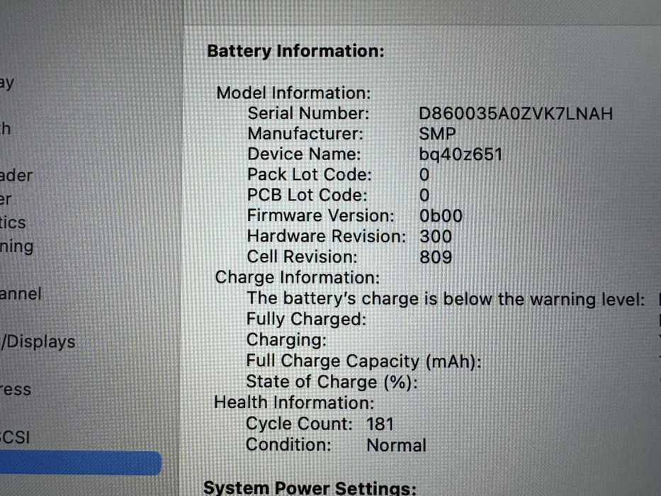 Macbook Pro 16” Intel Core i9 1TB памет