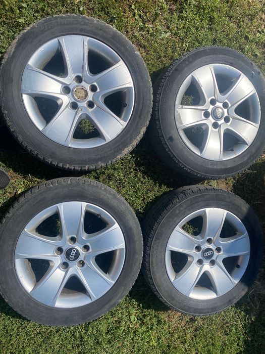 Vând jante originale Skoda R16 5x112 !!