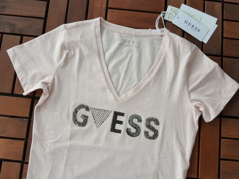 ПРОМО GUESS -XS-Оригинална нова дамска тениска
