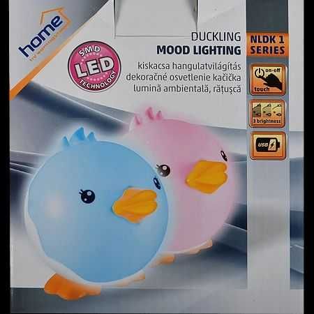 Lampa de veghe copii, Ratusca Duckling Mood Lighting, acumulator, noua