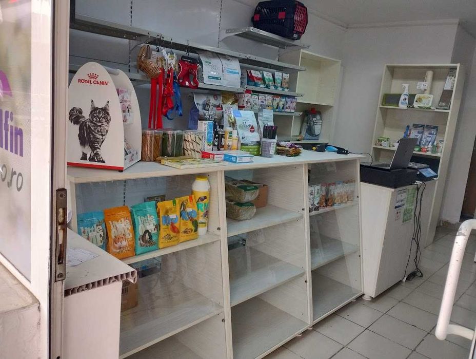 Rafturi modulare magazin/petshop/alimentara