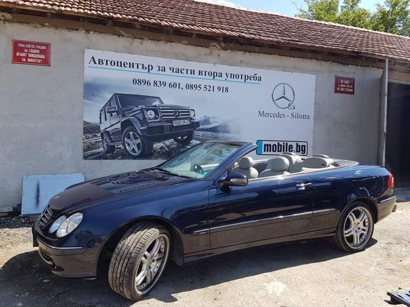 Мерцедес ЦЛК Кабрио Mercedes CLK Cabrio 320 на части