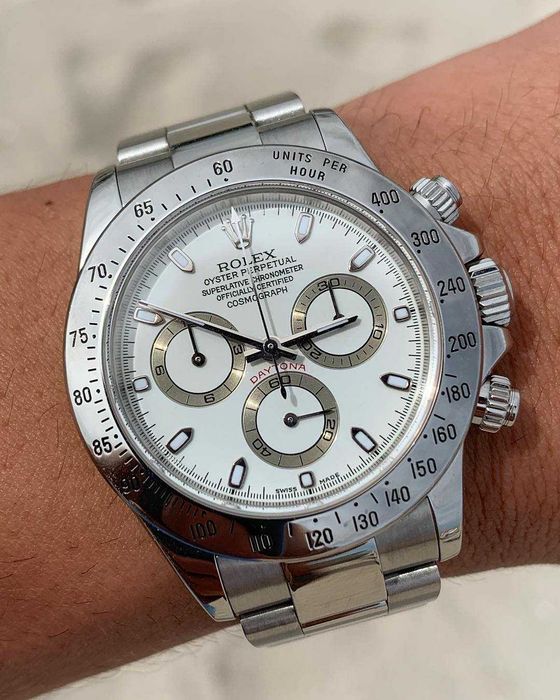 rolex daytona silver collectie