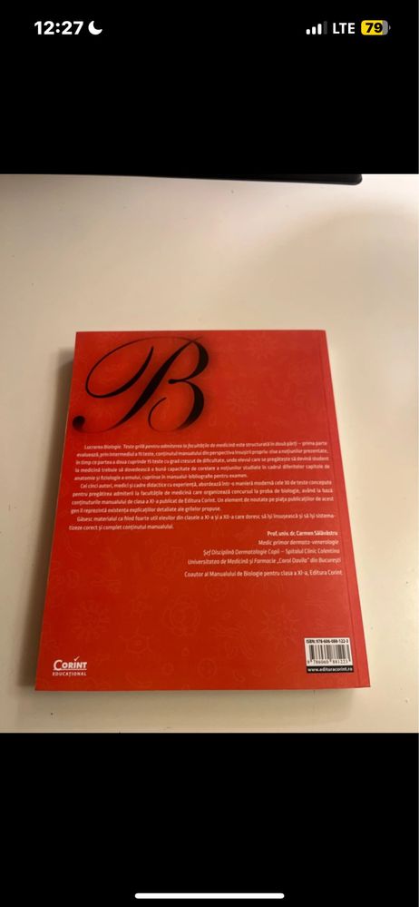 Biologie – 1800 de grile explicate pentru admiterea la Medicină
