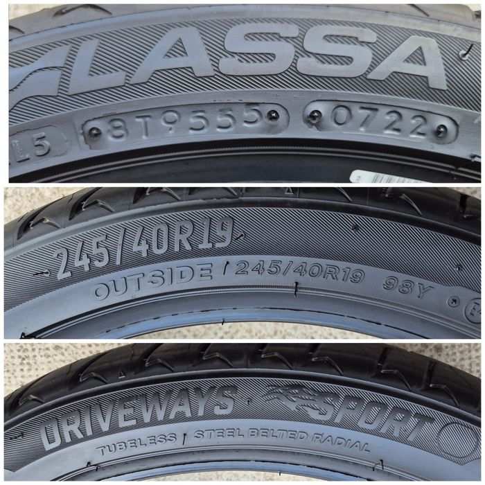 O bucată 245/40 R19 vară - una Firestone Lassa Bridgestone