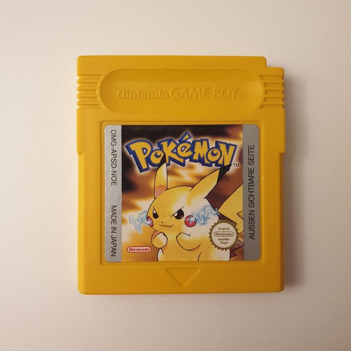 Pokémon Yellow Nintendo GameBoy/Game Boy