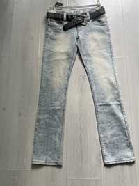 Jeans cu curea mas. M,S,xs,Xxs