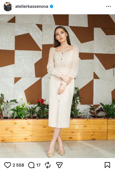 продам платье от atelierkassenova