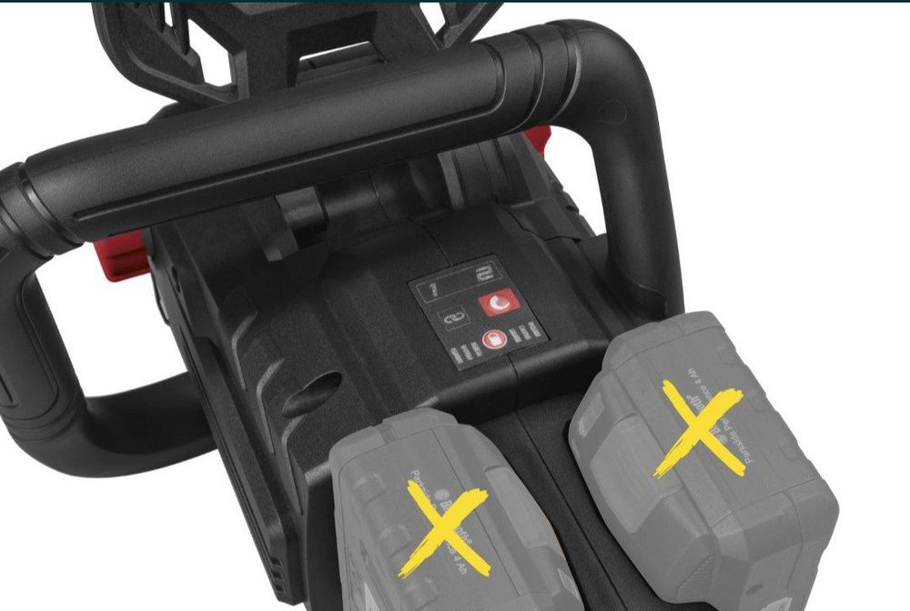 Parkside performance drujba electrica 40V ferastrau lant cu bateri 20V