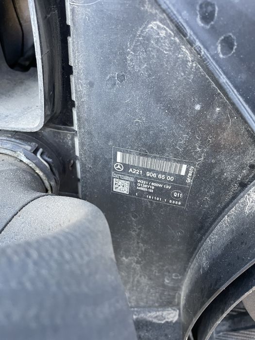 Trager complet + radiatoare Mercedes w221 S class benzina GMV