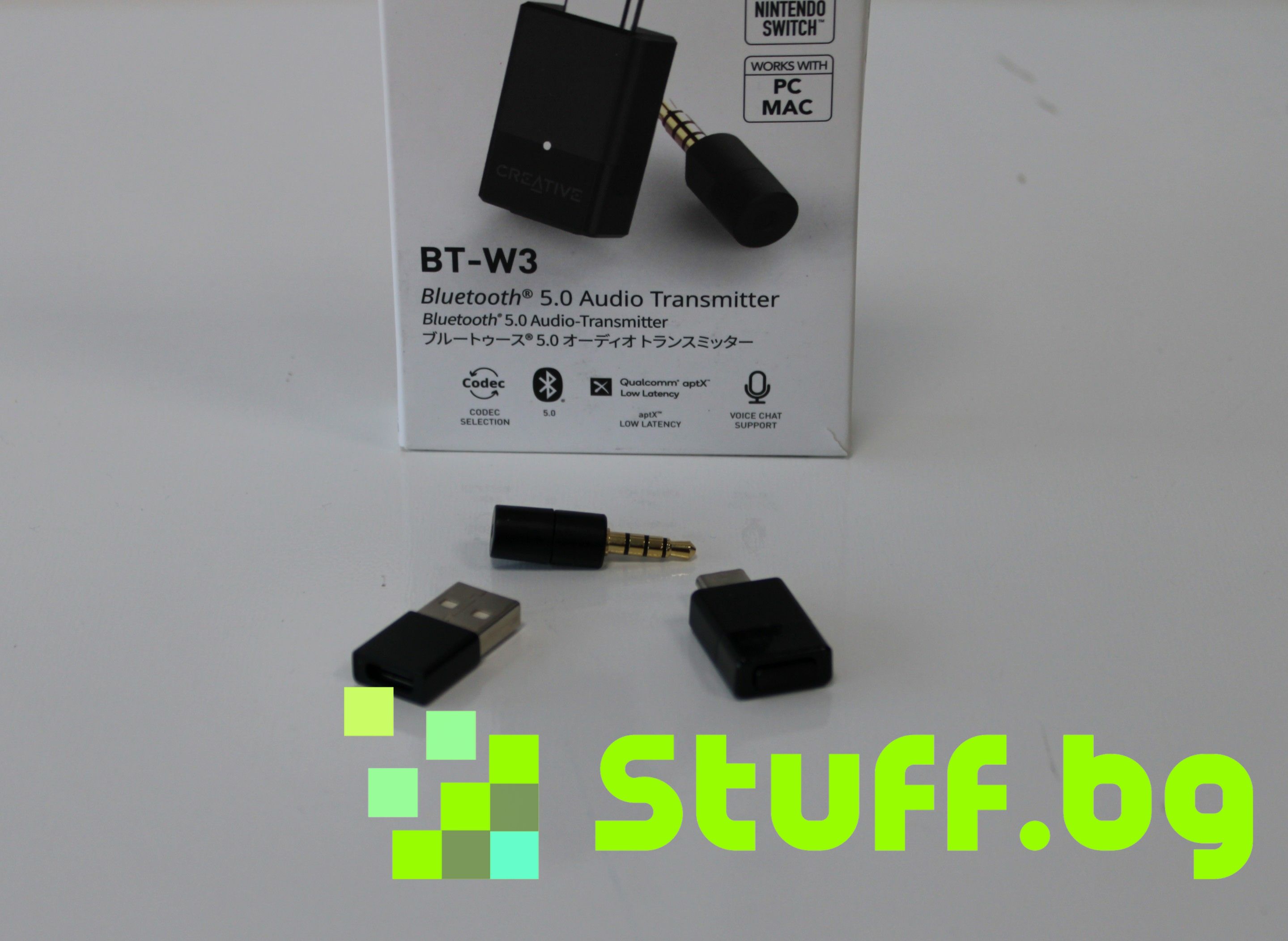 Creative BT-W3 Bluetooth 5.0 Audio Transmitter  for PS4, Switch,PC,MAC