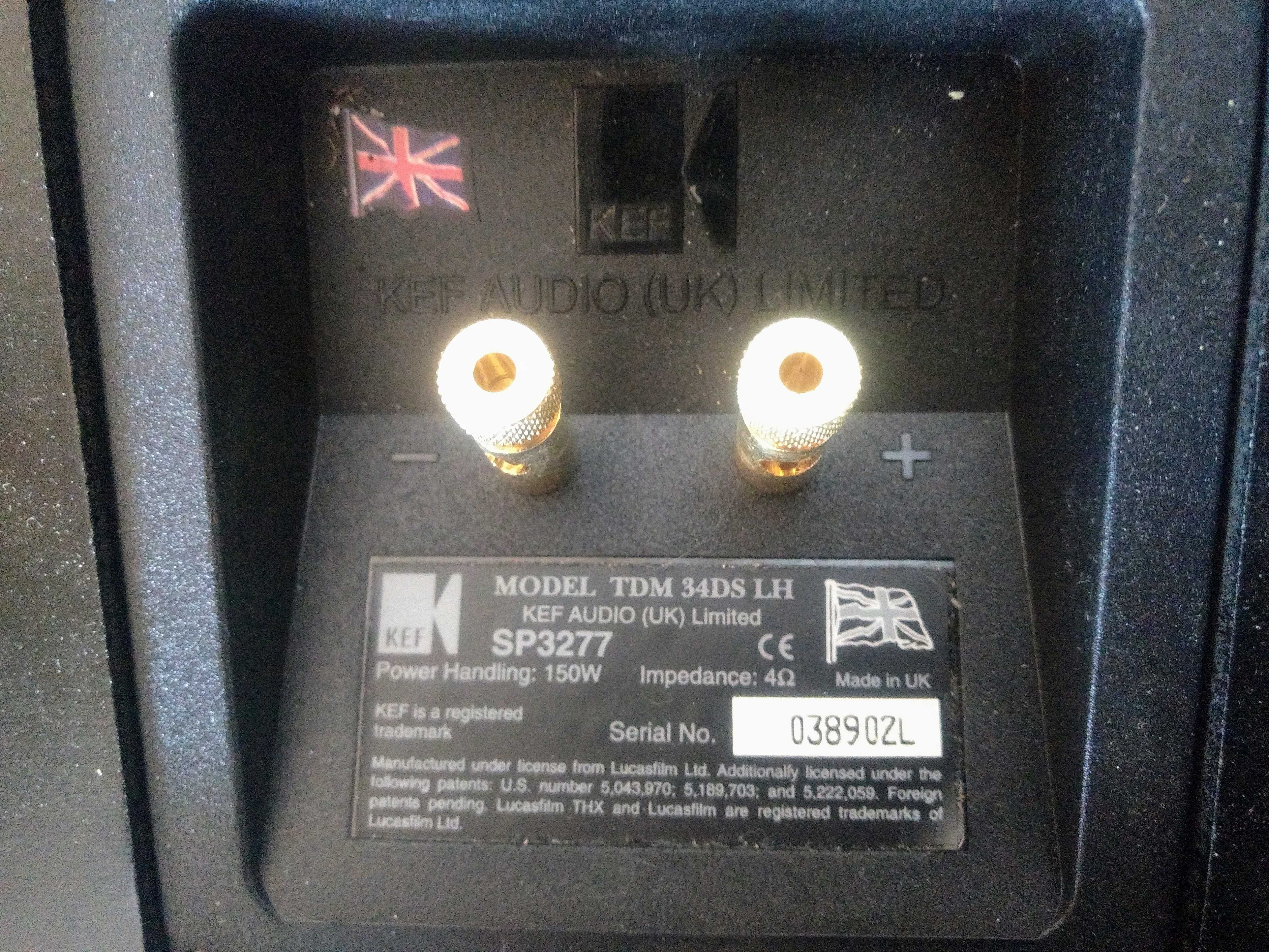 KEF TDM 34DS - диполярни съраунди