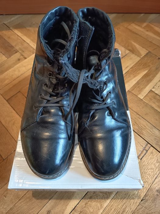 Мъжки боти от естествена кожа (набук)