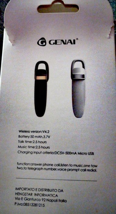 Casca Bluetooth noua