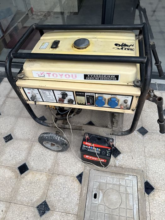 Генерато 5.5 кв Движок бензинли б/у