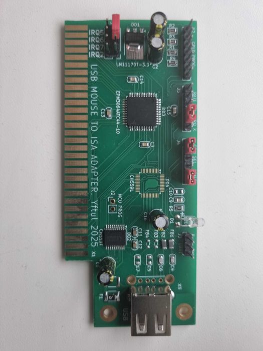 USB mouse ISA adapter