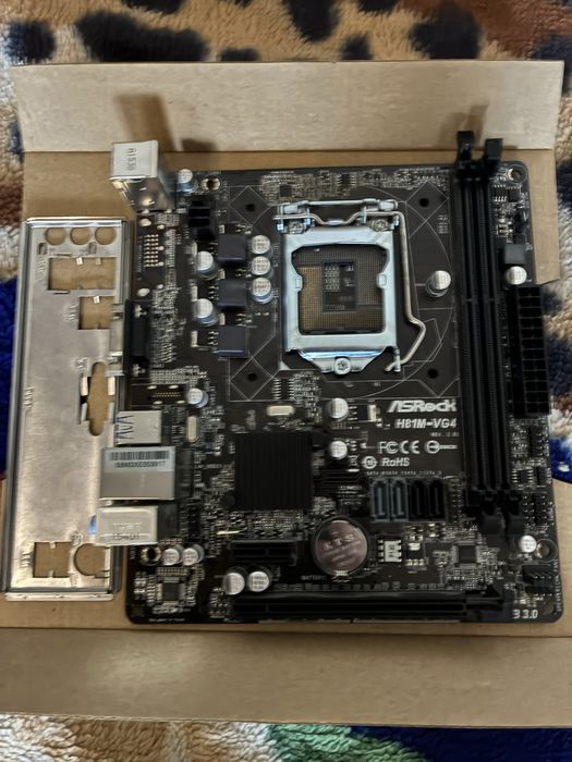 Продаю материнскую плату ASRock H81M‑VG4